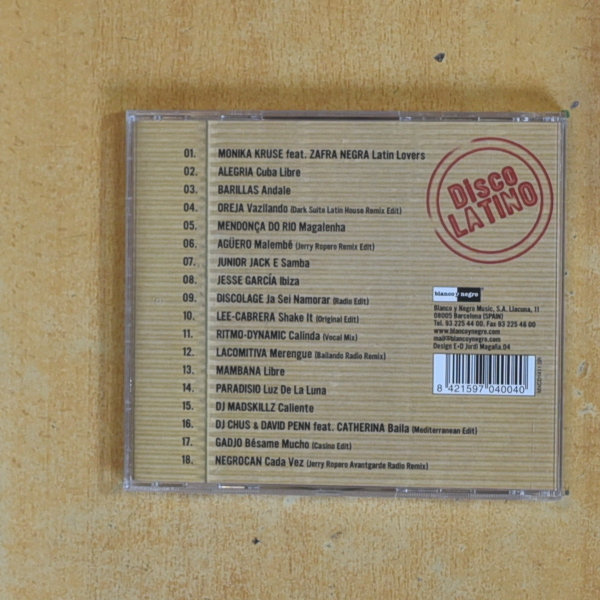 VARIOS - DISCO LATINO - CD