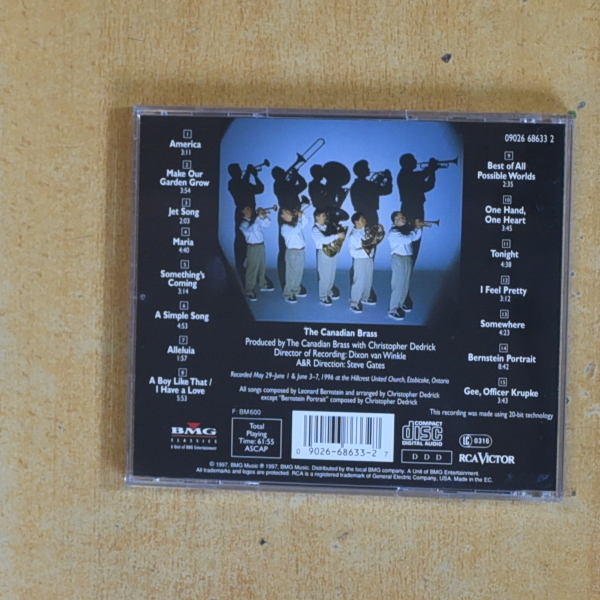 THE CANADIAN BRASS - PLAYS BERNSTEIN - CD