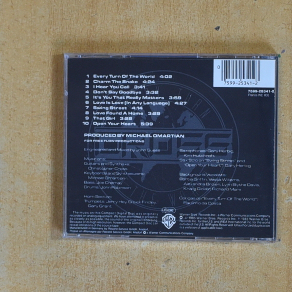 CHRISTOPHER CROSS - EVERY TURN OF THE WORLD - CD
