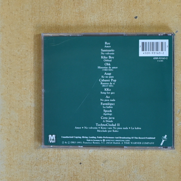 VARIOS - TECHNO CIUDAD 2 - CD