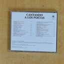 VARIOS - CANTANDO A LOS POETAS - CD