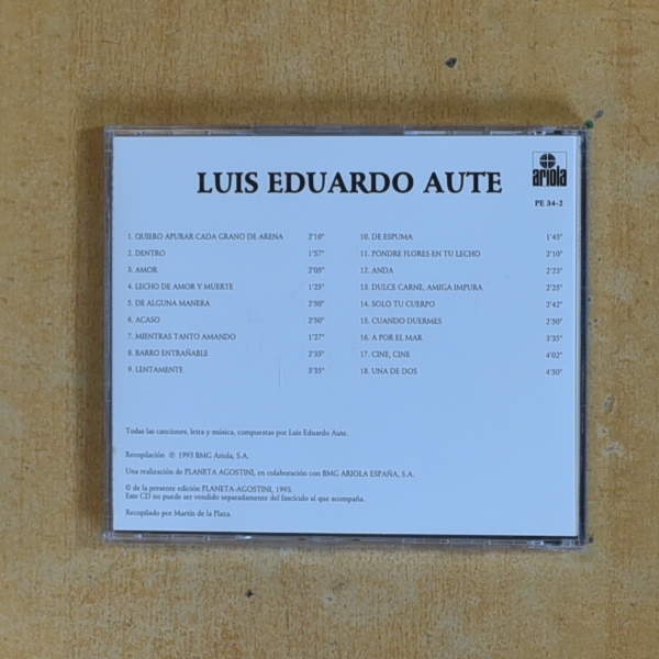 LUIS EDUARDO AUTE - LUIS EDUARDO AUTE - CD