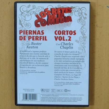 LOS REYES DE LA COMEDIA - PIERNAS DE PERFIL / CORTOS VOL 2 - DVD