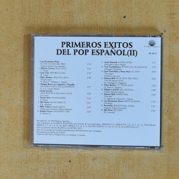 VARIOS - PRIMEROS EXITOS DEL POP ESPAÑOL II - CD