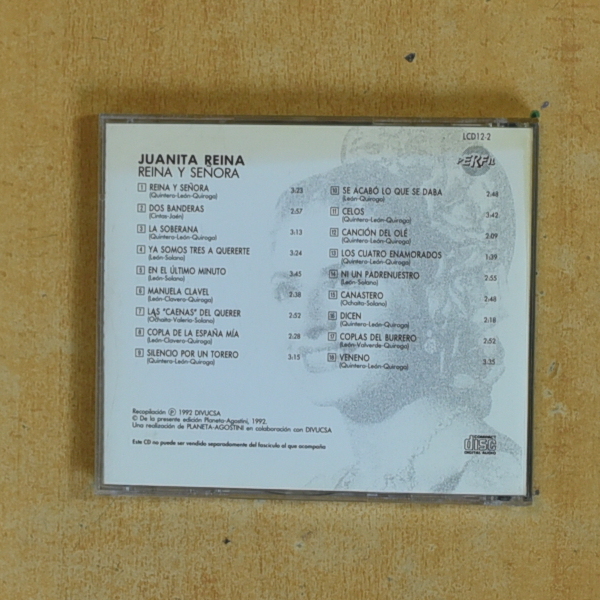JUANITA REINA - REINA Y SEÑORA - CD