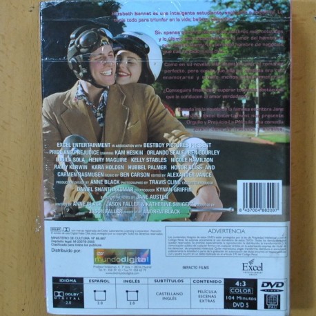 ORGULLO Y PREJUICIO LA PELICULA - DVD