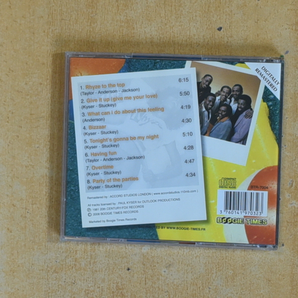 RHYZE - RHYZE TO THE TOP - CD