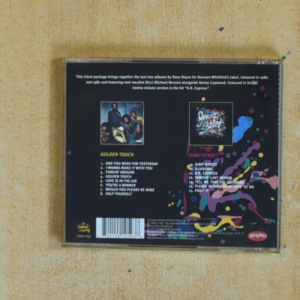 ROSE ROYCE - GOLDEN TOUCH + JUMP STREET - CD