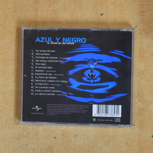 AZUL Y NEGRO - EL COLOR DE LOS EXITOS - CD