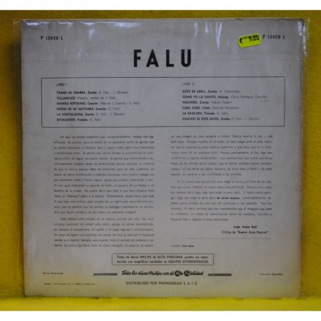EDUARDO FALU - FALU - LP