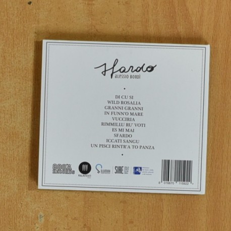 ALESSIO BONDI - HARDO - CD