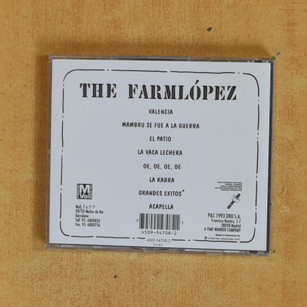 THE FARMLOPEZ - CANCIONERO POPULAR - CD