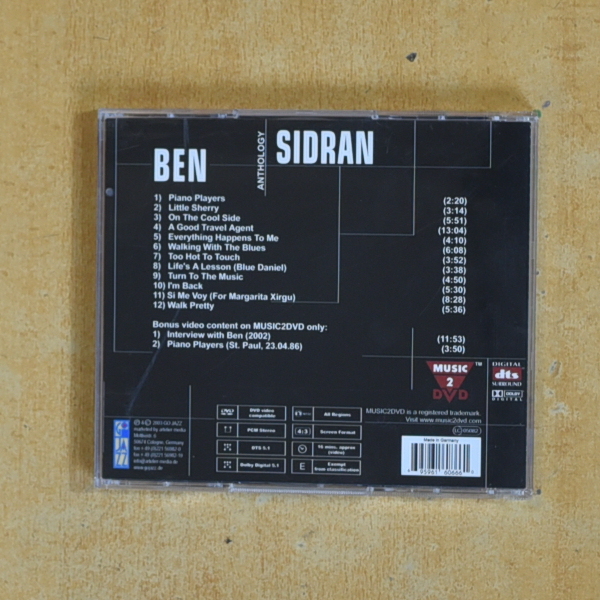 BEN SIDRAN - ANTHOLOGY - CD