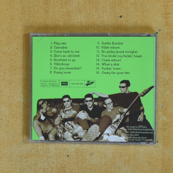 NO PICKY - HERE COMES VIBROBOYS - CD