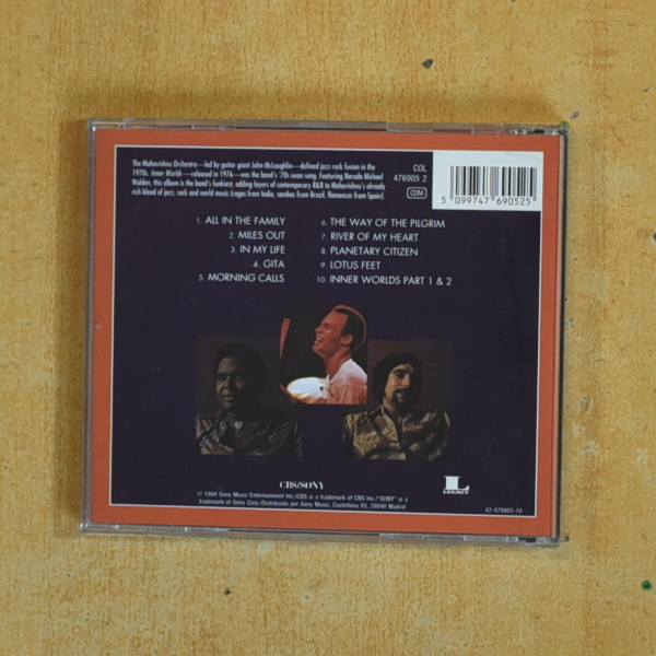 MAHAVISHNU ORCHESTRA / JOHN MC LAUGHLIN - INNER WORLDS - CD