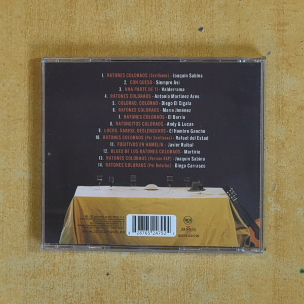 VARIOS - LOS RATONES COLORAOS DE JESUS QUINTERO - CD