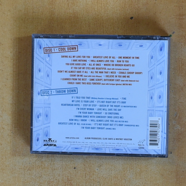 WHITNEY HOUSTON - THE GREATEST HITS - CD