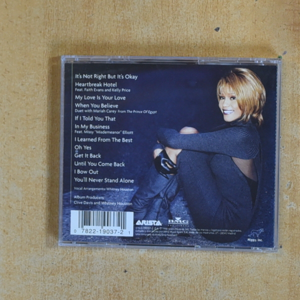 WHITNEY HOUSTON - MY LOVE IS YOUR LOVE - CD