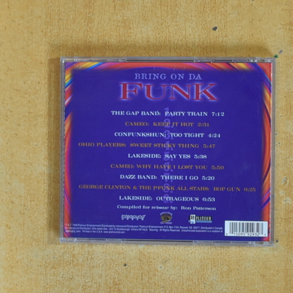 DA FUNK - BRING ON - CD