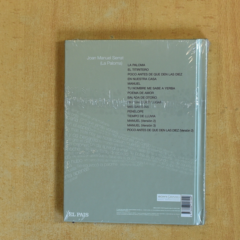 JOAN MANUEL SERRAT - LA PALOMA - CD