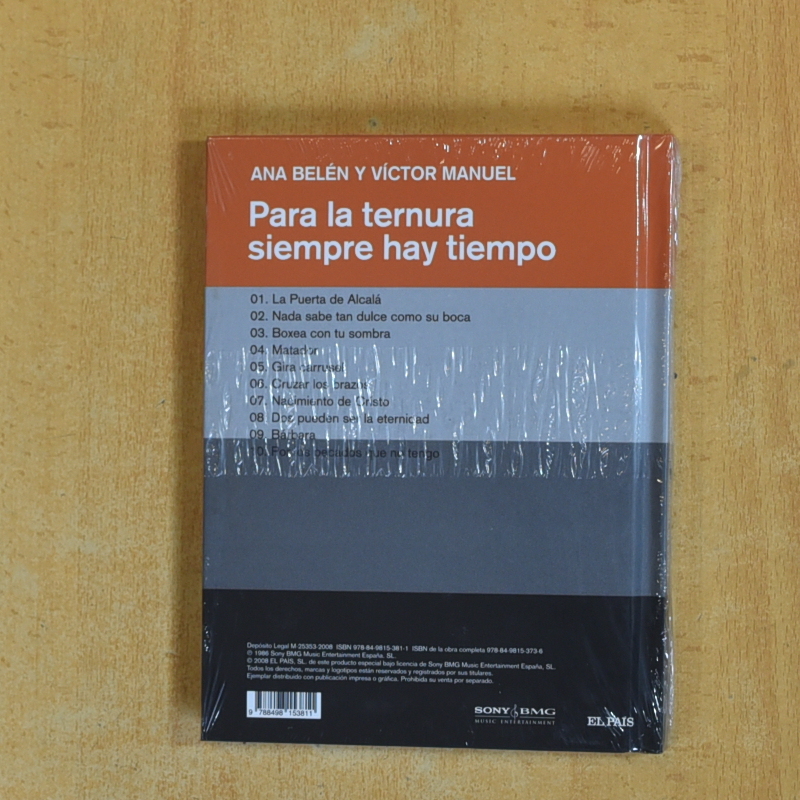 ANA BELEN Y VICTOR MANUEL - PARA LA TERNURA SIEMPRE HAY TIEMPO - CD