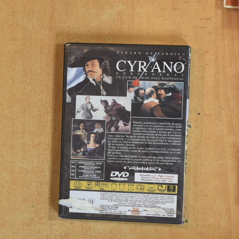 CYRANO DEBERGERAC - DVD