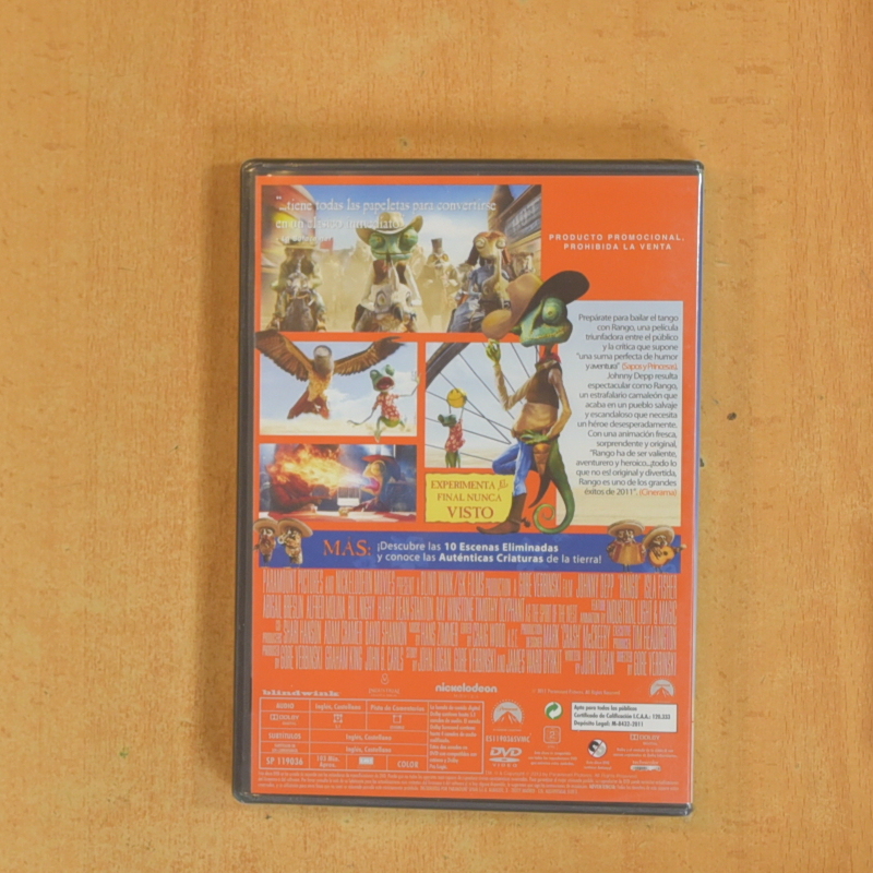RANGO - DVD