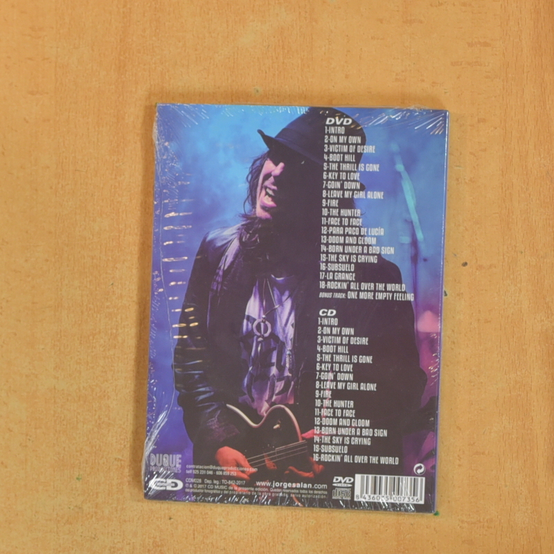 JORGE SALAN LIVE IN MADRID - DVD