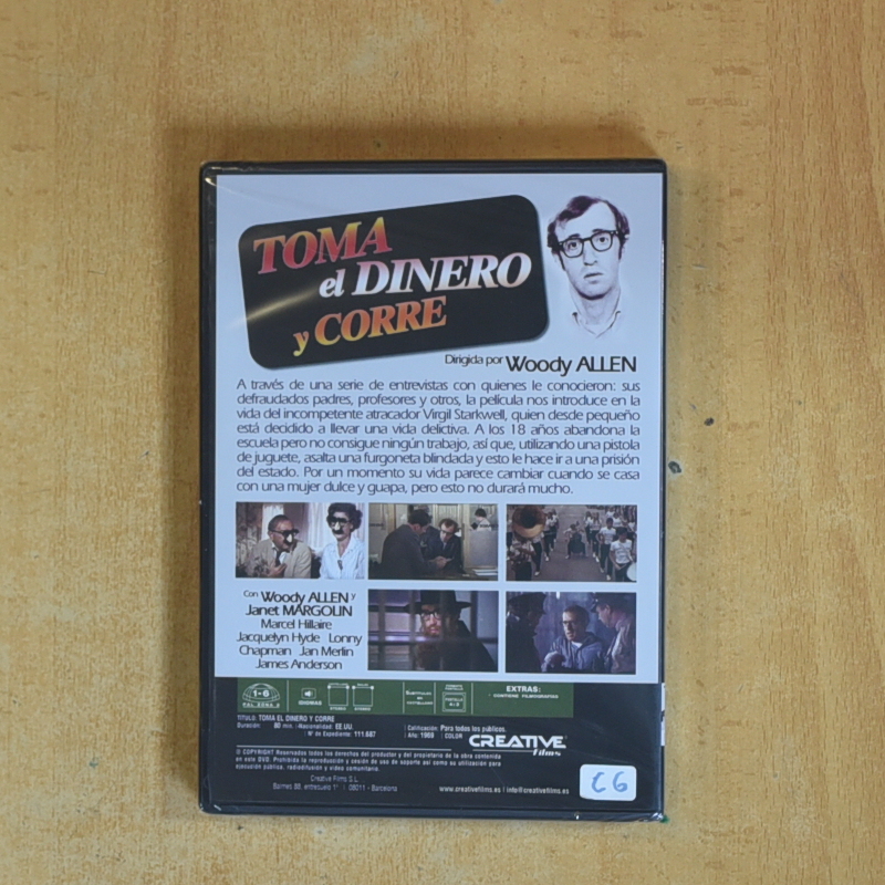TOMA EL DINERO Y CORRE - DVD