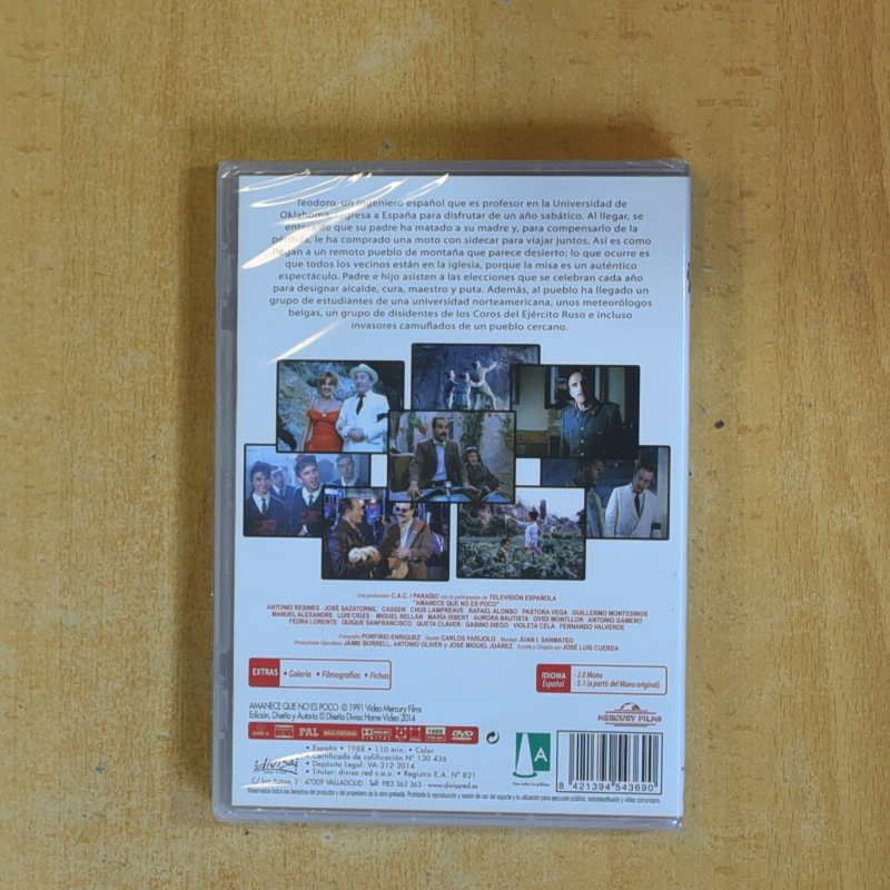 AMANECE QUE NO ES POCO - DVD
