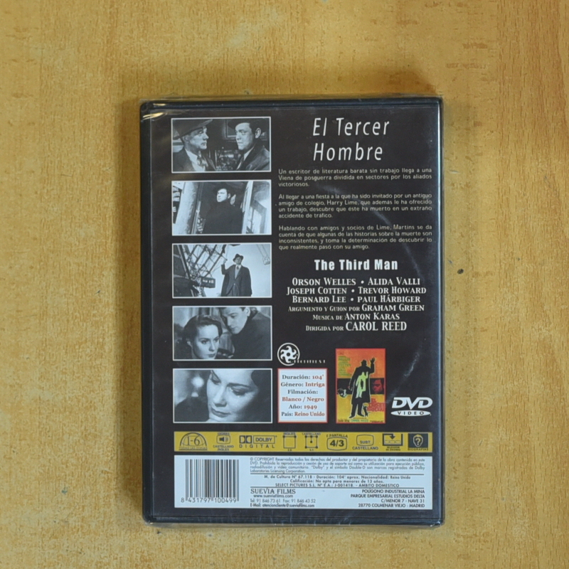EL TERCER HOMBRE - DVD
