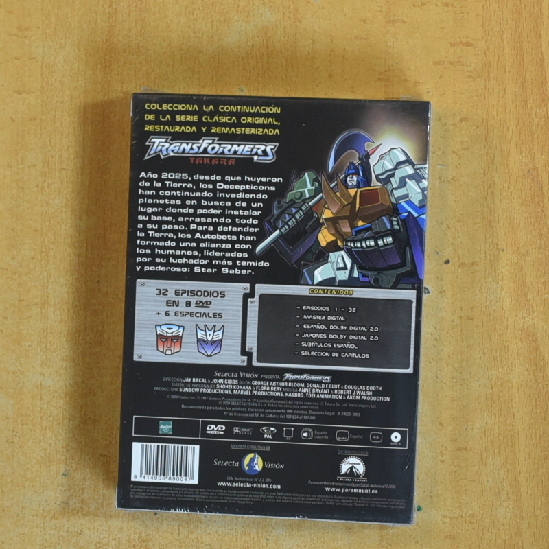 TRANSFORMERS TAKARA - DVD