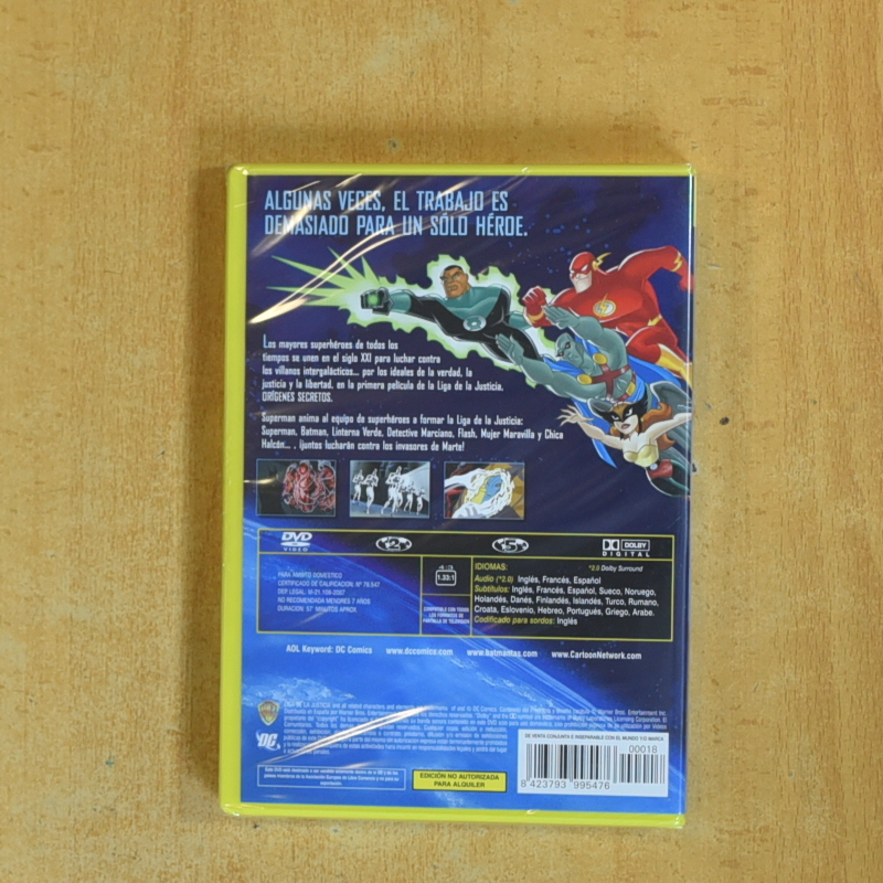 LIGA DE LA JUSTICIA - DVD