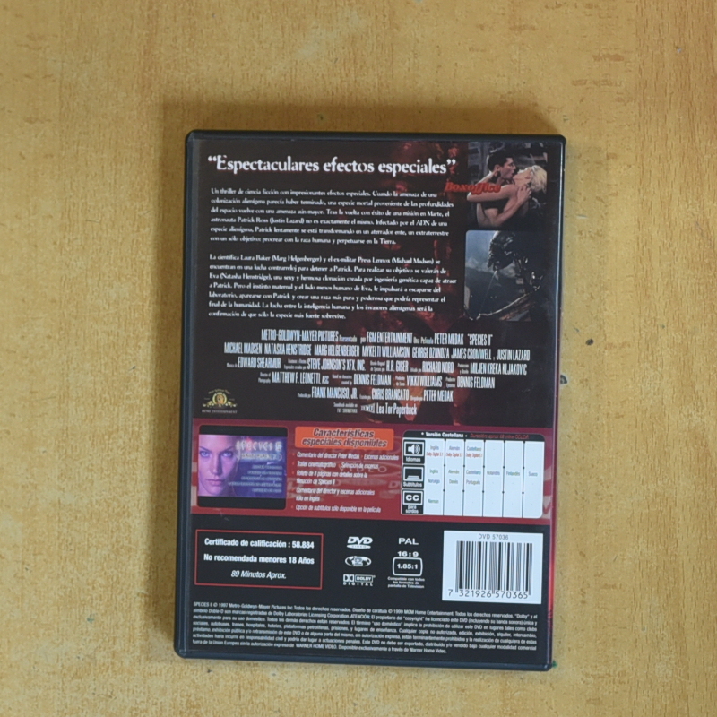 SPECIES II - DVD