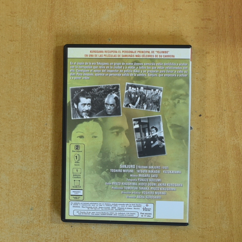SANJURO - DVD