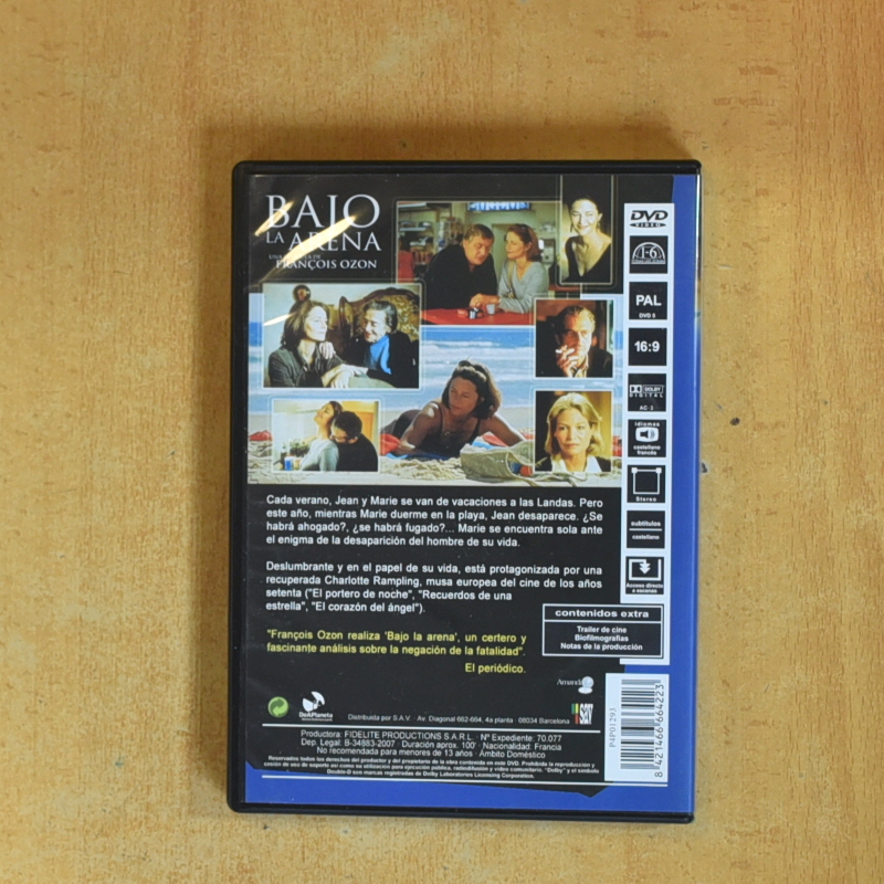 BAJO LA ARENA - DVD