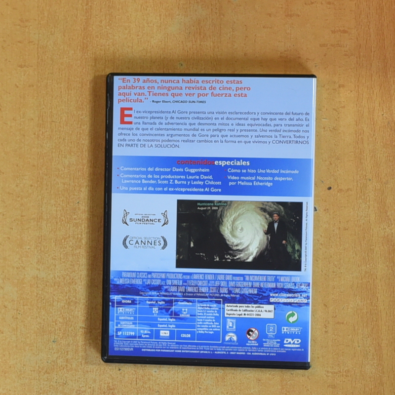 UNA VERDAD INCOMODA - DVD
