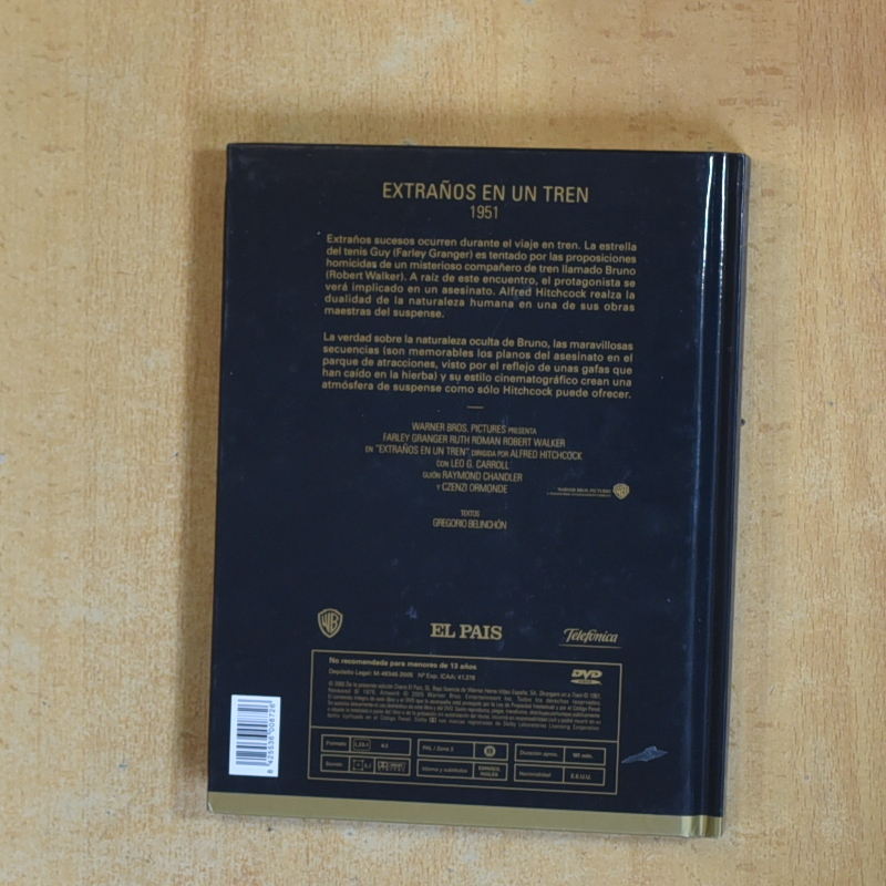 EXTRAÑOS EN UN TREN - DVD