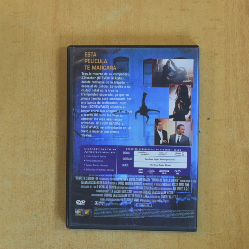 SEÑALADO POR LA MUERTE - DVD