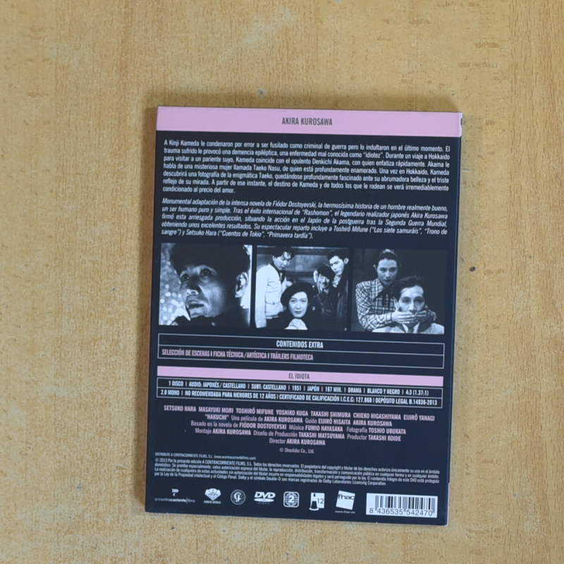 EL IDIOTA - DVD