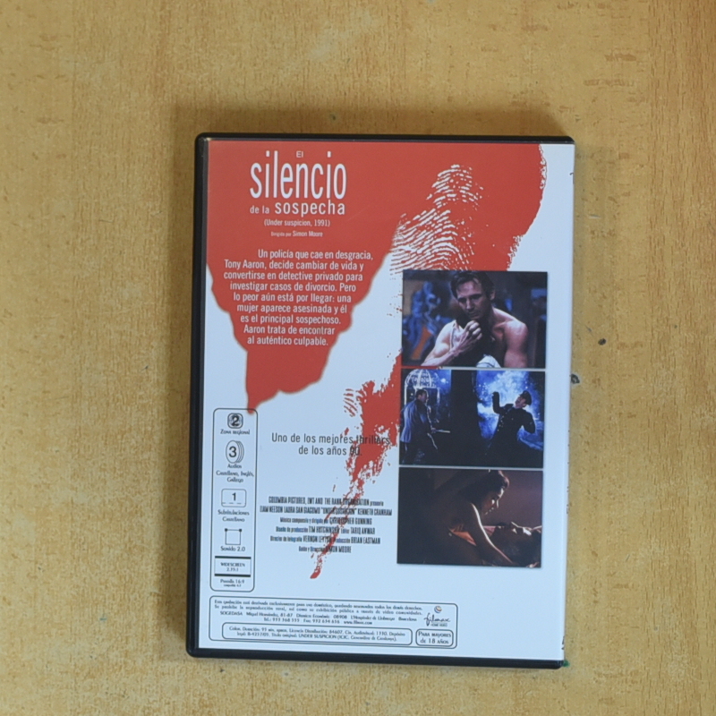 EL SILENCIO DE LA SOSPECHA - DVD
