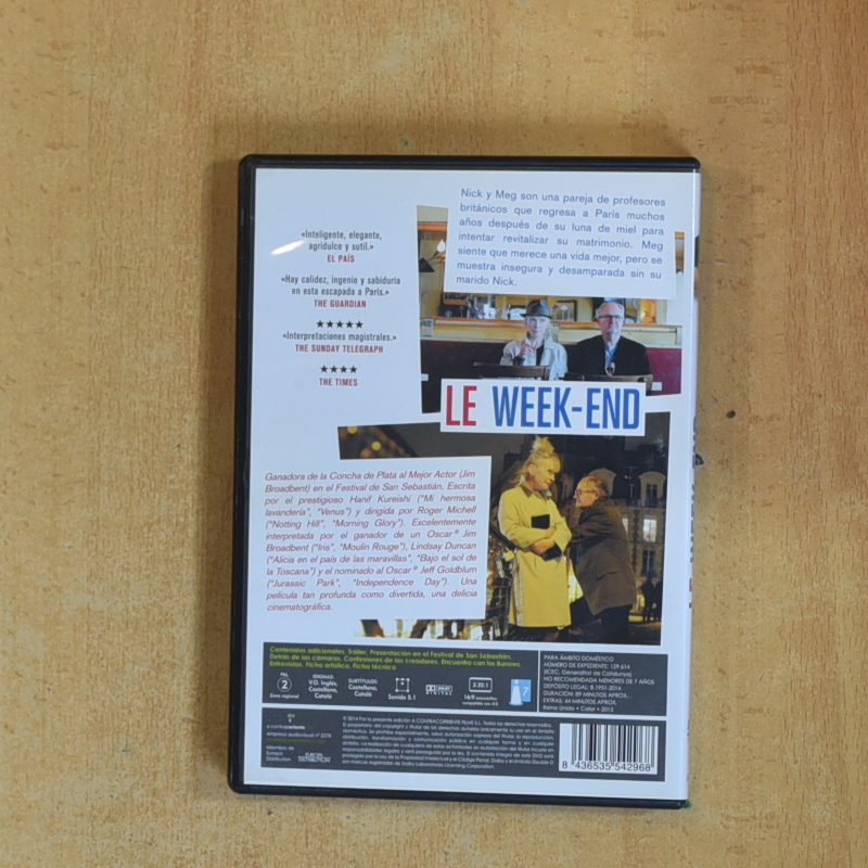LE WEEK END - DVD