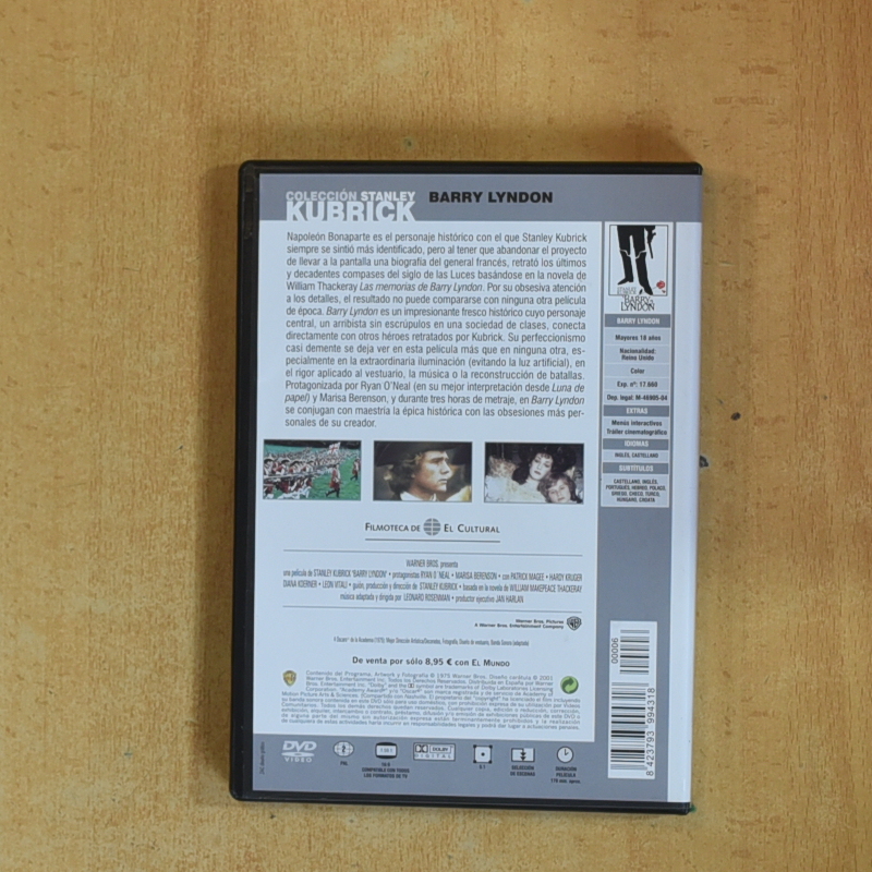 BARRY LYNDON - DVD