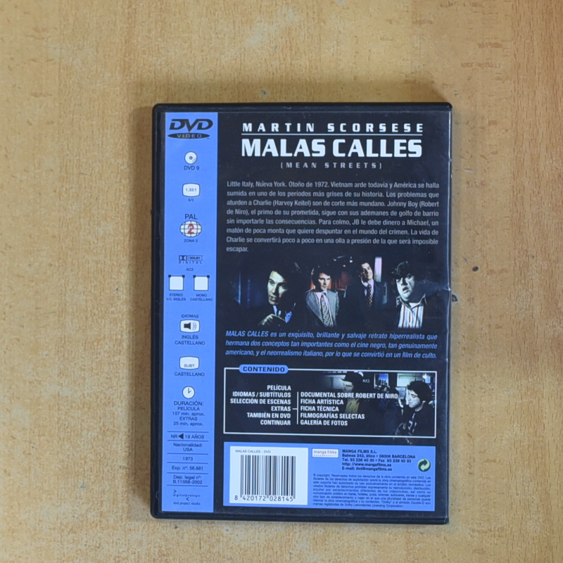 MALAS CALLES - DVD