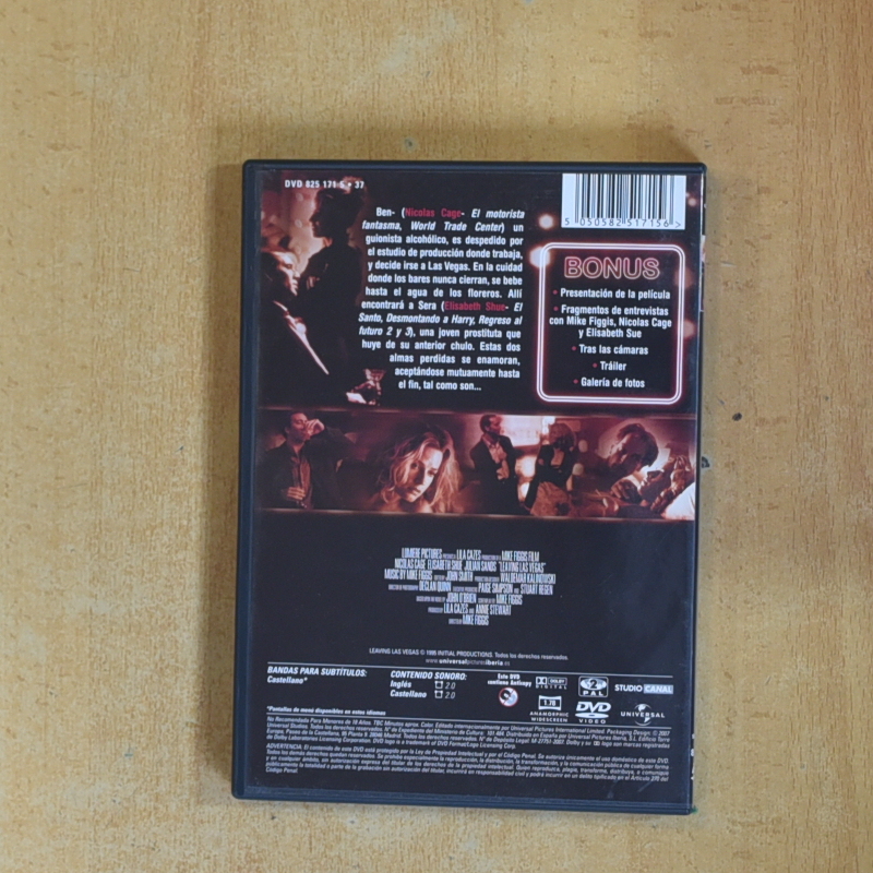 LEAVING LAS VEGAS - DVD
