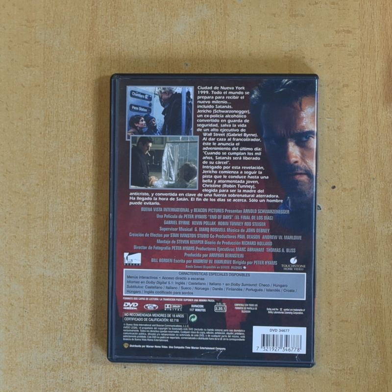 EL FIN DE LOS DIAS - DVD