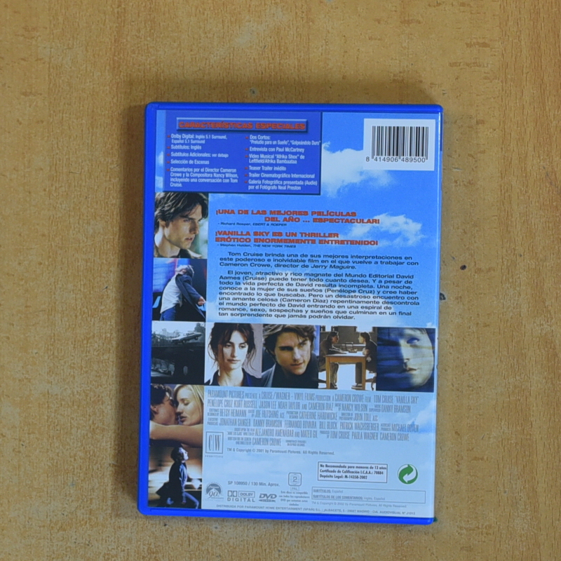 VANILLA SKY - DVD