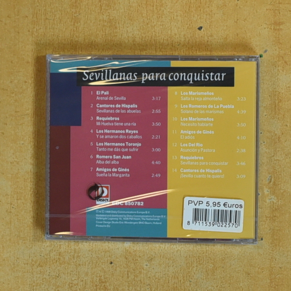 REQUIEBROS / LOS DEL RIO / AMIGOS DE GINES - SEVILLANAS PARA CONQUISTAR - CD