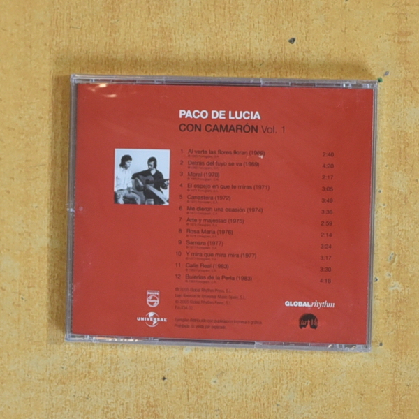 PACO DE LUCIA CON CAMARON - VOL 1 - CD