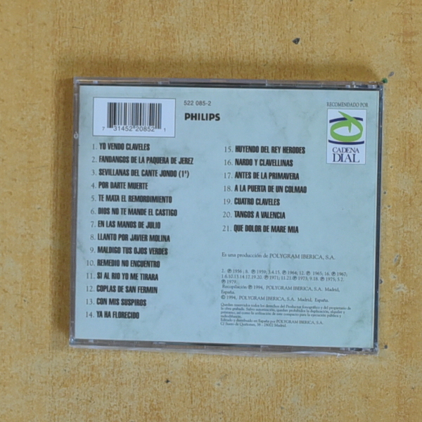 LA PAQUETA DE JEREZ - GRANDES CANTAORES DEL FLAMENCO - CD